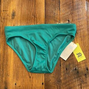 NWT All In Motion Green Swim Bottoms size S (4-6)